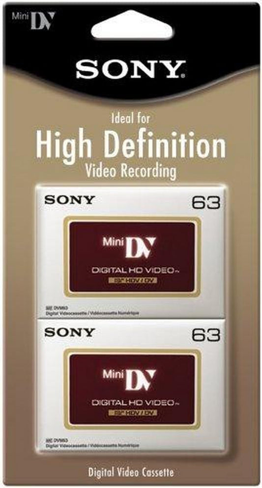 Sony DVM63HDR/2 High Definition MiniDV Videocassette 2-Pack