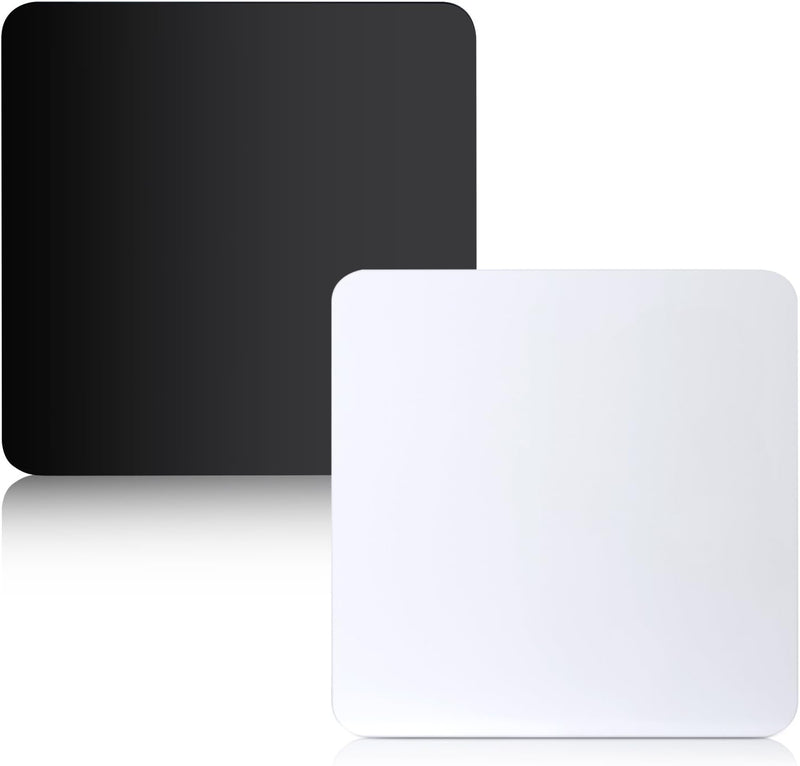Neewer 12 x 12 Acrylic Reflective Display Boards Black & White — main product image