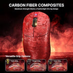 ATTACK SHARK RS3 Ultra Carbon Fiber Wireless Gaming Mouse