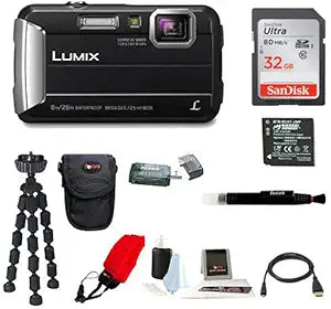 Panasonic DMCTS30K Lumix Digital Camera Bundle