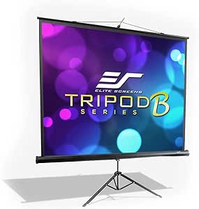 Elite Screens T113SB-Z 113" Tripod Projector Screen - 4K Ready