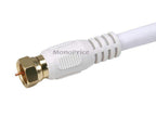 Monoprice 104057 RG6 Quad Shield Coaxial Cable 3ft