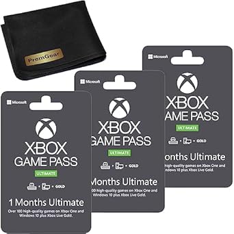 Microsoft Xbox Game Pass Ultimate 1-Month Membership (3-Pack)