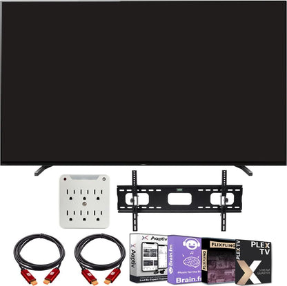 Sony E6SNXR65A80J 65" 4K OLED Smart TV Bundle