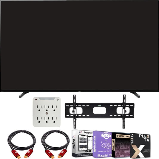Sony E6SNXR65A80J 65" 4K OLED Smart TV Bundle