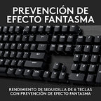 Logitech G413 SE Mechanical Gaming Keyboard - Black (Renewed)