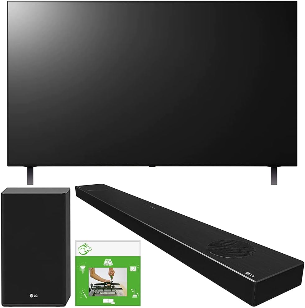 LG E9LGOLED77A1PUA 77" OLED TV Dolby Atmos Bundle