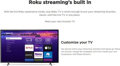 TCL 32S331 32-Inch HD Smart LED TV Renewed No Stand