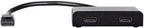 Monoprice 121972 DisplayPort 1.2 MST Hub Dual Monitor