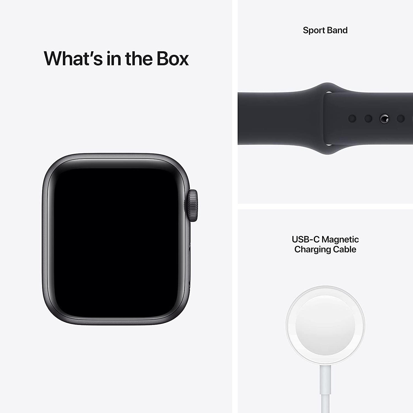 Apple Watch SE GPS 44mm Space Gray (Renewed Premium)