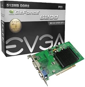 EVGA 512-P1-N402-LR GeForce 6200 512MB DDR2 Graphics Card — main product image
