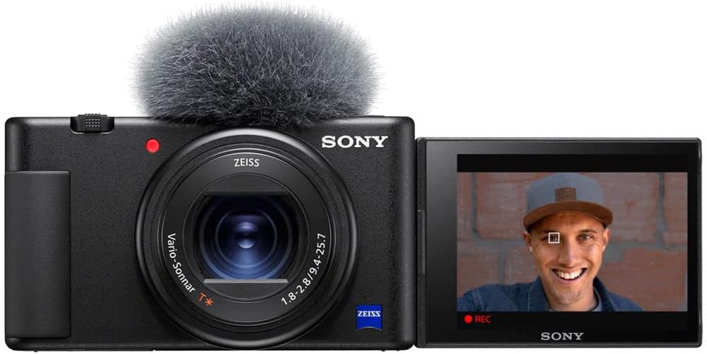Sony DCZV1/B ZV-1 Vlogging Camera Bundle Renewed