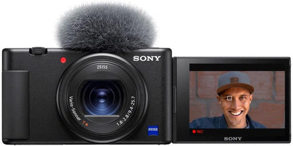 Sony DCZV1/B ZV-1 Vlogging Camera Bundle Renewed