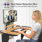 Uyissykia 4K Center-Screen Autofocus Webcam with Microphone