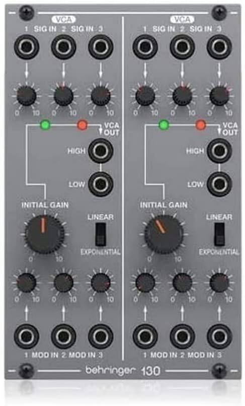Behringer 130 DUAL VCA Eurorack Module - Legendary Analog Sound