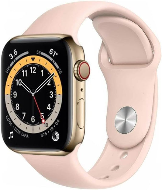 Apple Series 6 Gold Cellular Smartwatch Renewed