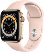 Apple Series 6 Gold Cellular Smartwatch Renewed