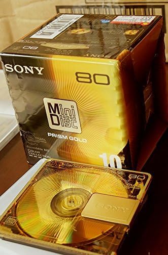 Sony Prism Gold MiniDisc 80 Min 10-Pack MD