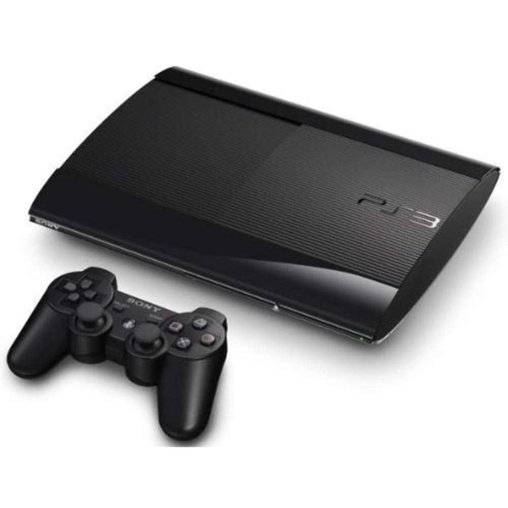 Sony PlayStation 3 250GB Slim Console Black Renewed