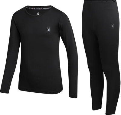Spyder Thermal Underwear Set Kids Base Layer, Fleece Lined