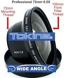 Tokina 72mm Wide Angle Lens 0.5x - Japan