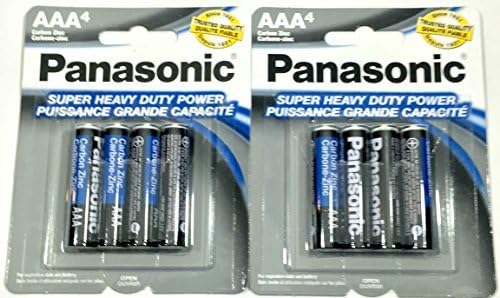 Panasonic B01N03FKKC AAA Super Heavy Duty Batteries 8-Pack