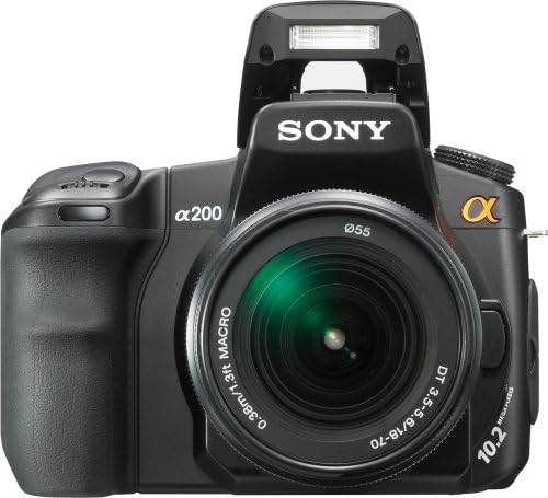 Sony B00125MHVM Alpha A200K DSLR Camera 18-70mm Lens