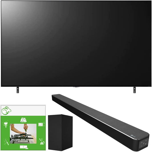 LG E29LG86NANO90UPA 86" 4K NanoCell TV Sound Bar Bundle