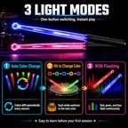 StaKoy LED Light Up Drumsticks with Comfort Grip
