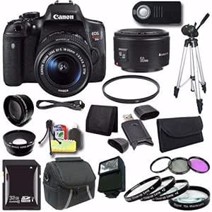 Canon 0591C003-8 EOS Rebel T6i DSLR Camera Bundle