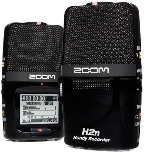Zoom H2n Portable Recorder - Stereo/Surround Sound - 5 Mics