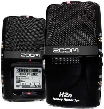 Zoom H2n Portable Recorder - Stereo/Surround Sound - 5 Mics