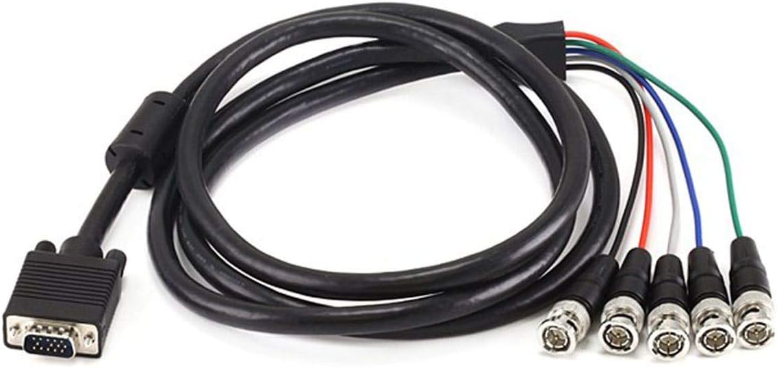 Monoprice 100566 VGA HD-15 to 5 BNC RGB Video Cable