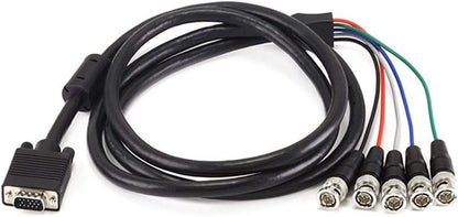 Monoprice 100566 VGA HD-15 to 5 BNC RGB Video Cable
