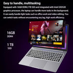 Morostron 16-Inch Touchscreen 2-in-1 Metal-Body Laptop