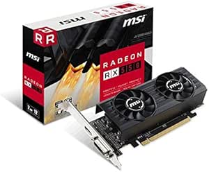MSI Radeon RX 550 2GT LP OC 2GB Graphics Card — main product image