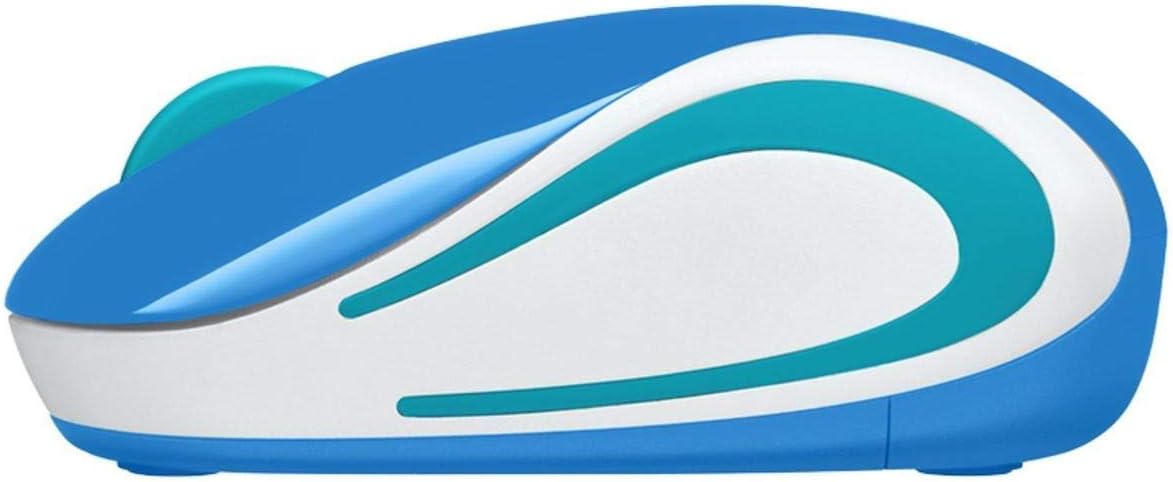 Logitech 910-005360 Wireless Mini Mouse M187 - Portable Blue