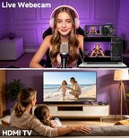 SMARTKLIK 4K Ultra HD Vlogging Camcorder with Night Vision