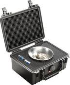 Pelican 1150 Camera Case with Foam (Silver & Blue) Combo