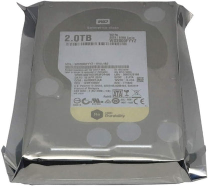Western Digital WD2000FYYZ/CR-OEM RE 2TB Enterprise HDD (Renewed)