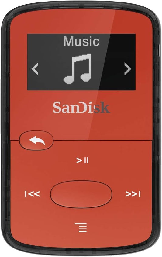 SanDisk SDMX26-008G Clip Jam 8GB MP3 Player Red