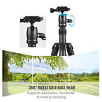 Qiilu Aluminum Alloy Desktop Tripod with 360° Ball Head