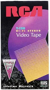RCA T-120H VHS Video Cassette 120-Minute