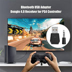 QLECMSGSW Bluetooth 5.0 Audio Adapter Dongle with Microphone