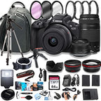 Canon R50 Mirrorless Camera Lens Bundle