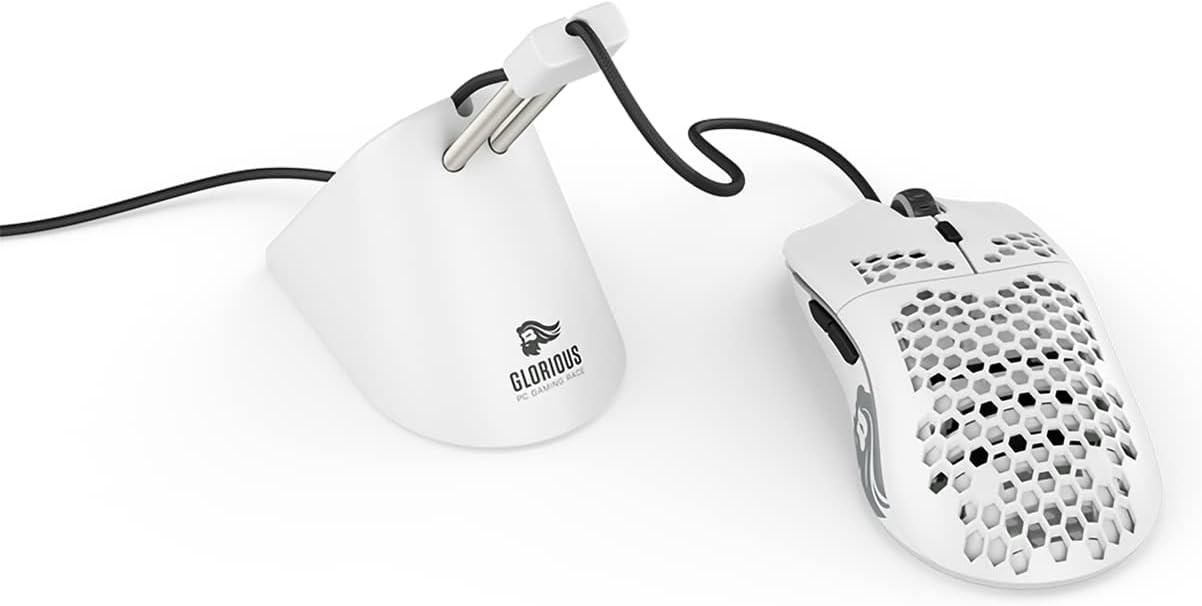 Glorious G-MB-WHITE Gaming Mouse Bungee Cable Management
