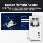 QNAP TS-233-24W-US 2-Bay NAS 4TB WD Red Bundle