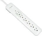 Monoprice 109198 6 Outlet Slim Surge Protector