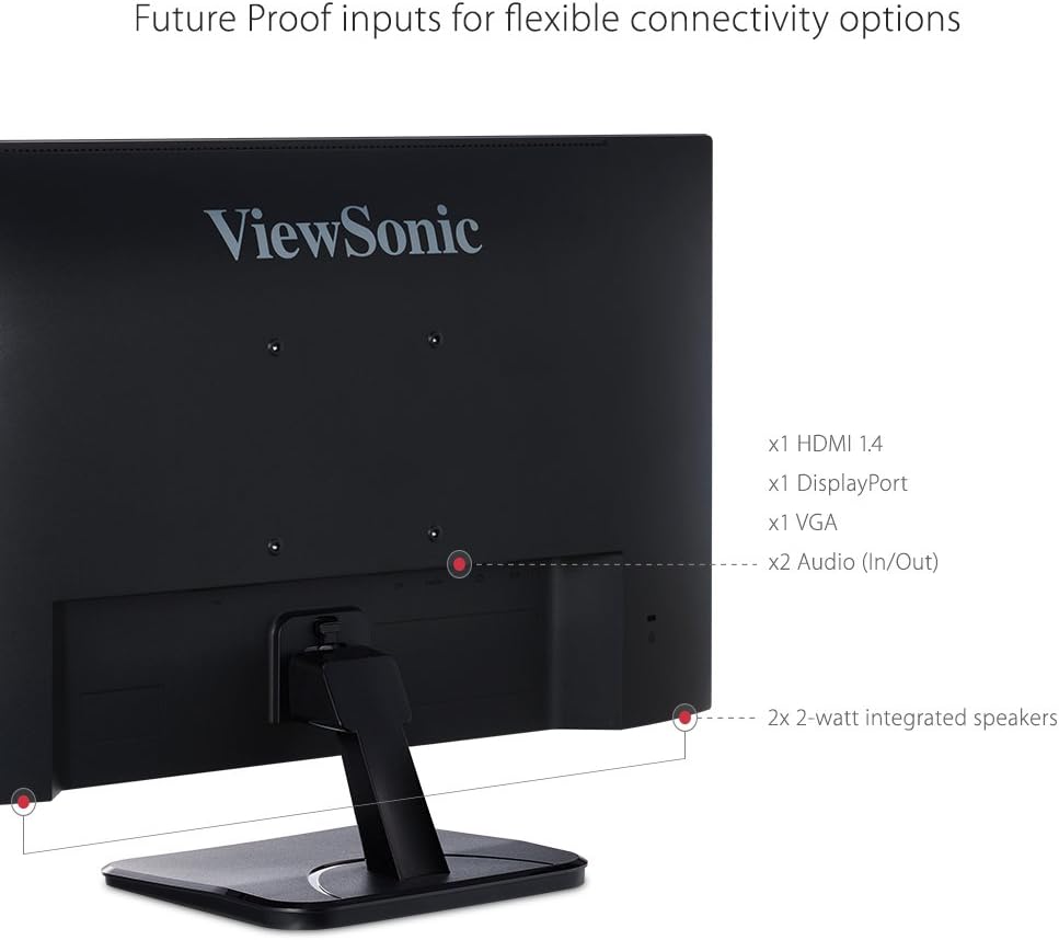 ViewSonic VA2456-MHD 24" IPS Monitor 100Hz FreeSync