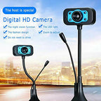 DDYYDS Plug-and-Play USB Webcam with Built-in Microphone